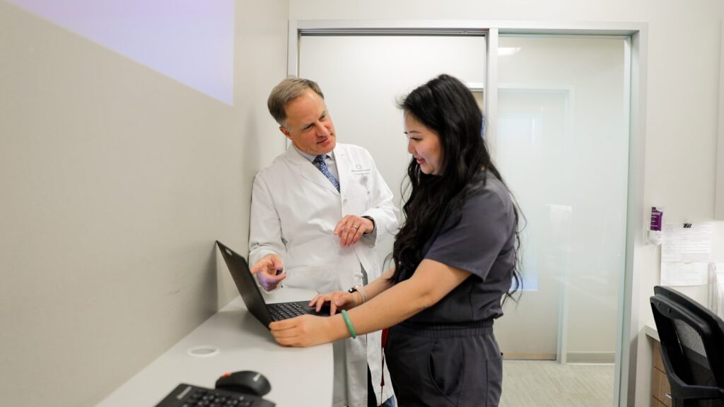 Dr. Bankowski and Nurse 3