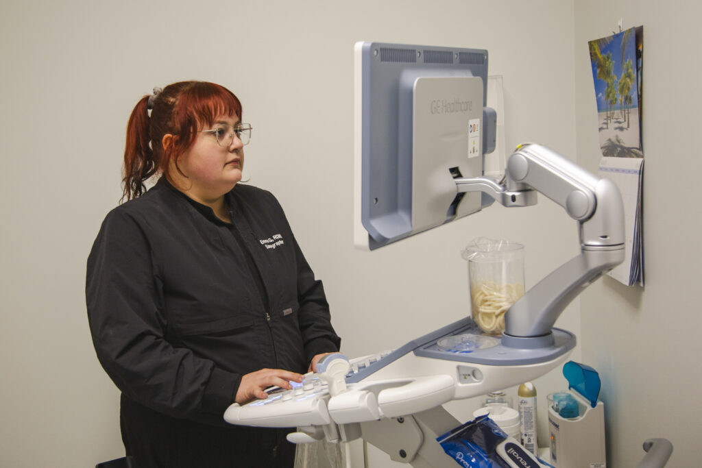 Sonographer at Ultrasound 1